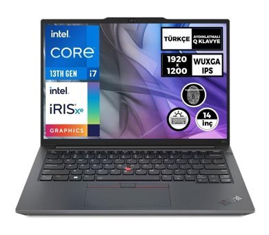 Lenovo Thinkpad E14 Gen 4 21E30088TX002 Dahili Intel Iris Xe Graphics Eligible Intel Core i7 1355U 40 GB Ram 1 TB SSD 14 inç Full HD Windows 11 Pro Laptop