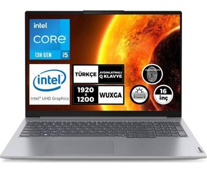 Lenovo Thinkbook 15 Gen 4 TB21DJ00GATX05 Dahili Intel Iris Xe Graphics Eligible Intel Core i5 1335U 16 GB Ram 512512 GB SSD 16 inç Full HD Windows 11 Pro Laptop