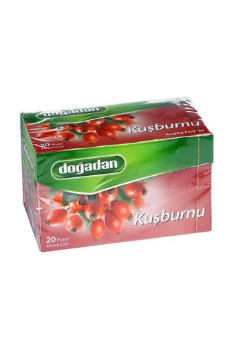 Doğadan Kuşburnu Poşet Bitki Çayı 20 Adet