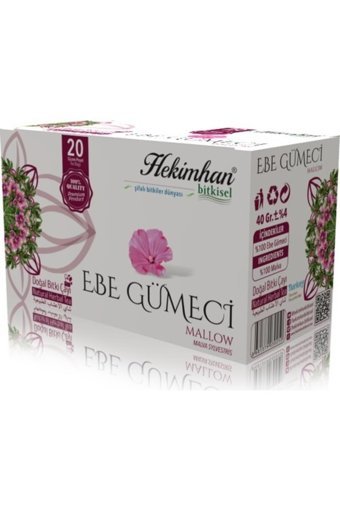 Hekimhan Ebegümeci Poşet Bitki Çayı 20x2 Adet 40 gr
