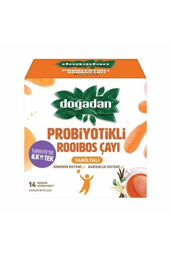 Doğadan Probiyotikli Rooibos Çayı Karışık Poşet Bitki Çayı 14 Adet