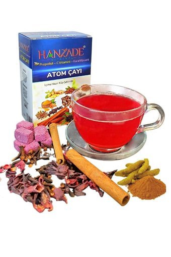 Hanzade Atom Çayı Karışık Bitki Çayı 2 Adet 150 gr