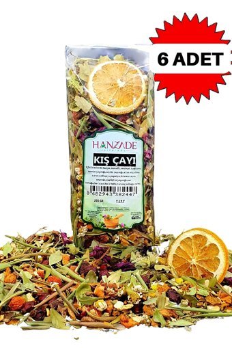 Hanzade Kış Çayı Karışık Bitki Çayı 6 Adet 200 gr
