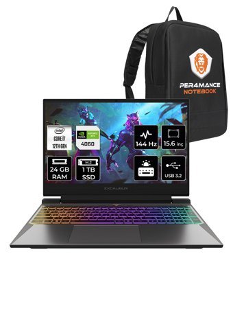 Casper Excalibur G870 Harici GeForce RTX 4060 Intel Core i7 12650H 24 GB Ram 1 TB SSD 15.6 inç Full HD FreeDos Oyuncu Laptop + PER4 Çanta