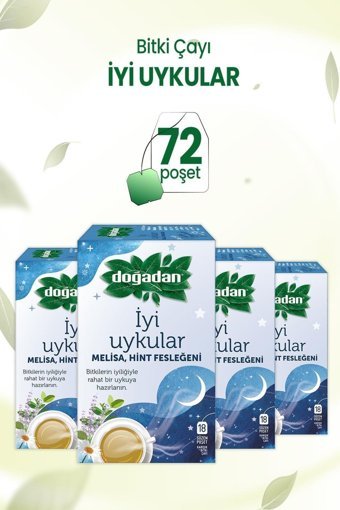 Doğadan Iyi Uykular Karışık Bitki Çayı 4x18 Adet