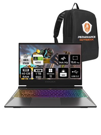 Casper Excalibur G870 Harici GeForce RTX 4050 Intel Core i5 12450H 40 GB Ram 1 TB SSD 15.6 inç Full HD Windows 11 Home Oyuncu Laptop + PER4 Çanta