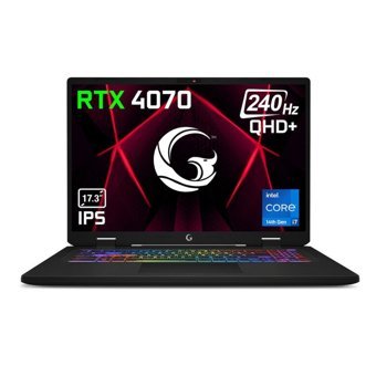 Game Garaj Slayer4 7XL 4070 C4 Harici GeForce RTX 4070 Intel Core i7 14700HX 32 GB Ram 2 TB SSD 17.3 inç QHD FreeDos Oyuncu Laptop + Çanta