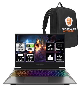 Casper Excalibur G870 Harici GeForce RTX 4060 Intel Core i5 12450H 24 GB Ram 4 TB SSD 15.6 inç Full HD FreeDos Oyuncu Laptop + PER4 Çanta