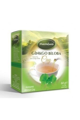 Mecitefendi Ginkgo Biloba Poşet Bitki Çayı 40 Adet 60 gr