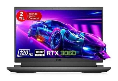 Dell Gaming G15 5520 G55201800UA29 Harici GeForce RTX 3060 Intel Core i7 12700H 64 GB Ram 1 TB SSD 15.6 inç Full HD Windows 11 Pro Oyuncu Laptop