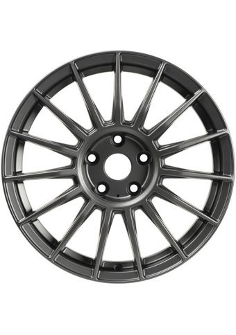 Emr A384-28 Matt Gun Metal 17 inç 15 Kol Alaşımlı Jant 4 Adet