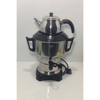 Raymond Sinbo 1100 W 3.5 lt Su Kapasiteli Çelik Tek Demlikli Tek Musluklu Çelik Elektrikli Semaver Gri