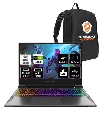 Casper Excalibur G870 Harici GeForce RTX 4060 Intel Core i7 12650H 40 GB Ram 4 TB SSD 15.6 inç Full HD FreeDos Oyuncu Laptop + PER4 Çanta