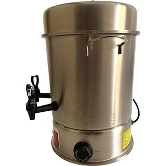 Yonca Çay Vakti 1500 W 8 lt Su Kapasiteli Çelik Tek Demlikli 80 Bardak Çift Musluklu Çelik Elektrikli Semaver İnox