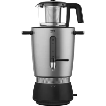 Beko SE 8036 I 2200 W 3.5 lt Su Kapasiteli Cam Tek Demlikli Tek Musluklu Çelik Elektrikli Semaver İnox