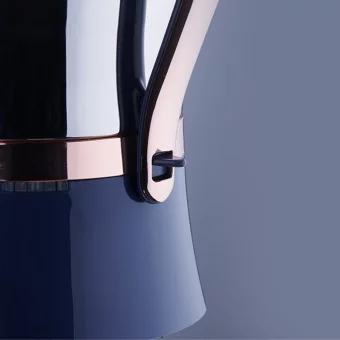 Korkmaz A843-01 Hanedan 2000 W 3.5 lt Su Kapasiteli Çelik Tek Demlikli Tek Musluklu Çelik Elektrikli Semaver Rosegold