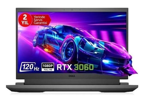 Dell Gaming G5 15 G55201800UA14 Harici GeForce RTX 3060 Intel Core i7 12700H 64 GB Ram 2 TB SSD 15.6 inç Full HD Windows 10 Pro Oyuncu Laptop