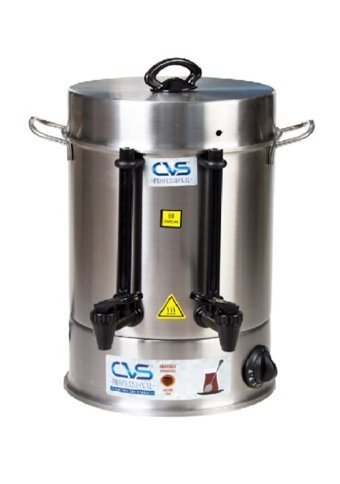 Cvs DN91107 1500 W 16 lt Su Kapasiteli Çelik Tek Demlikli Çift Musluklu Çelik Elektrikli Semaver İnox