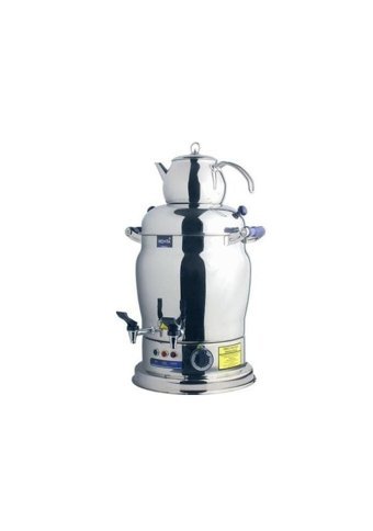 Remta Remta R27 1750 W 16 lt Su Kapasiteli Çelik Tek Demlikli 160 Bardak Çift Musluklu Çelik Elektrikli Semaver İnox