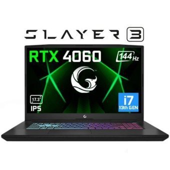 Game Garaj GG Slayer3 7XL 4060 C1 Harici GeForce RTX 4060 Intel Core i7 13700H 32 GB Ram 1 TB SSD 17.3 inç Full HD FreeDos Oyuncu Laptop + Çanta