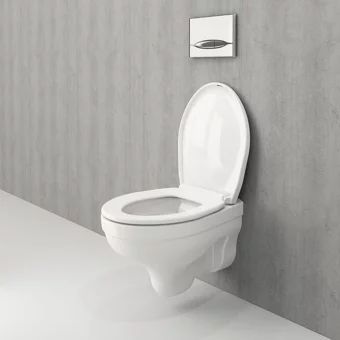 Bocchi Taormina Pro Rimless 52 cm Seramik Arkadan Çıkışlı Gömme Duvara Sıfır Asma Gömme Klozet Beyaz