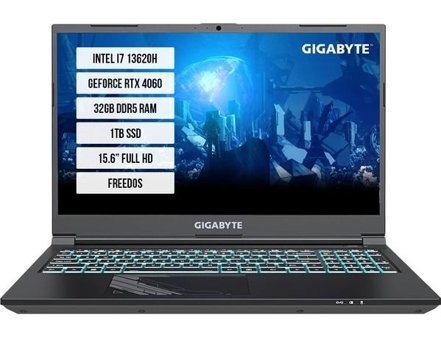 Gigabyte G5 KF5 H3EE354KD 01 Harici GeForce RTX 4060 Intel Core i7 13620H 32 GB Ram 1 TB SSD 15.6 inç Full HD FreeDos Oyuncu Laptop