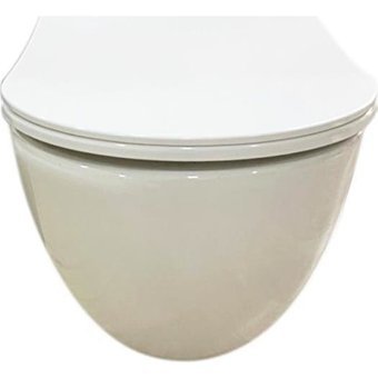 Vitra S40 31 cm Seramik Kanalsız Arkadan Çıkışlı Gömme Asma Klozet Beyaz + Kapak + Gömme Rezervuar