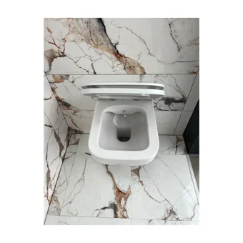 Seramiksan Bold 33.5 cm Seramik Kanalsız Alttan Çıkışlı Gömme Duvara Sıfır Asma Gömme Klozet Beyaz