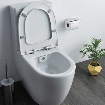 Vitra Sento Seramik Kanalsız Alttan Çıkışlı Ayaklı Gömme Klozet Beyaz + Kapak + iç Takım