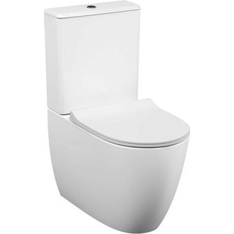 Vitra Sento Seramik Kanalsız Alttan Çıkışlı Ayaklı Gömme Klozet Beyaz + Kapak + iç Takım