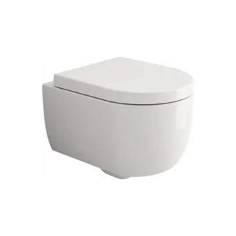 Bagno Bianco 49 cm Seramik Kanalsız Gömme Duvara Sıfır Asma Gömme Klozet Beyaz