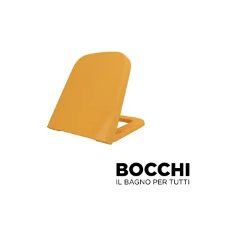 Bocchi Scala 52 cm Seramik Kanallı Gömme Duvara Sıfır Asma Gömme Klozet Siyah + Tuttı S Klozet Kapak