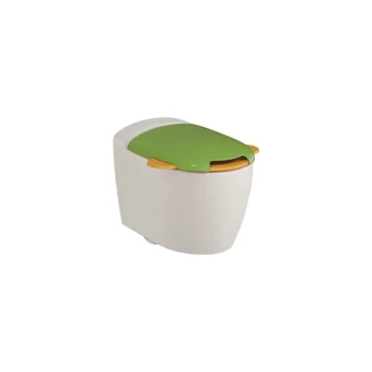 Vitra Sento Plastik Kanalsız Arkadan Çıkışlı Gömme Ayaklı Gömme Klozet Yeşil + Kapak