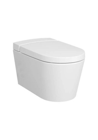 Vitra Nest 57 cm Seramik Kanalsız Arkadan Çıkışlı Gömme Duvara Sıfır Asma Klozet Beyaz