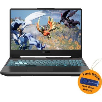 Asus TUF Gaming FX506HC-HN011 ZI325 Harici GeForce RTX 3050 Intel Core i5 11400H 64 GB Ram 1 TB SSD 15.6 inç Full HD Windows 11 Pro Oyuncu Laptop + Zitek 16 GB Flash Bellek