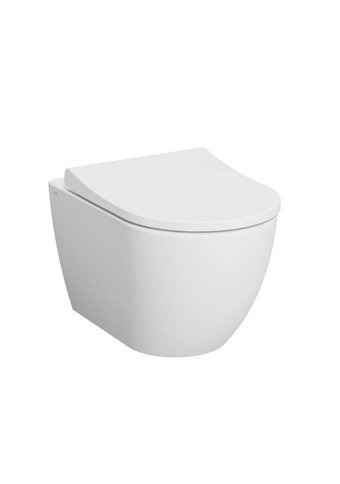 Vitra S60 Plastik Kanalsız Gömme Duvara Sıfır Asma Klozet Beyaz + Vitra Slim Duroplast Kapak