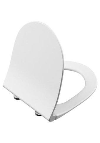 Vitra S60 Plastik Kanalsız Gömme Duvara Sıfır Asma Klozet Beyaz + Vitra Slim Duroplast Kapak