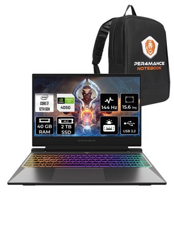 Casper Excalibur G870 Harici GeForce RTX 4050 Intel Core i7 12650H 40 GB Ram 2 TB SSD 15.6 inç Full HD FreeDos Oyuncu Laptop + PER4 Çanta