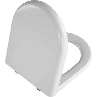 Vitra S50 30 cm Seramik Kanallı Arkadan Çıkışlı Gömme Duvara Sıfır Asma Gömme Klozet Beyaz + Vitra Universal 2 Soft Kapak