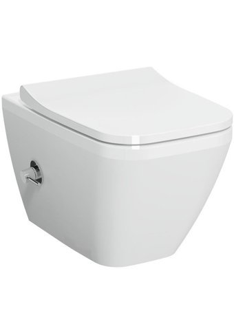 Vitra Integra 54.5 cm Seramik Kanalsız Alttan Çıkışlı Gömme Duvara Sıfır Asma Gömme Klozet Beyaz