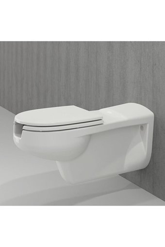 Bocchi Care&Comfort 35 cm Seramik Arkadan Çıkışlı Gömme Duvara Sıfır Asma Gömme Klozet Beyaz