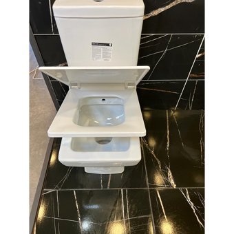 Newarc Power Seramik Kanalsız Alttan Çıkışlı Ayaklı Klozet Beyaz