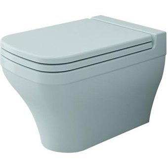 Bocchi Scala 52 cm Seramik Kanallı Arkadan Çıkışlı Gömme Duvara Sıfır Asma Gömme Klozet Buz Mavi