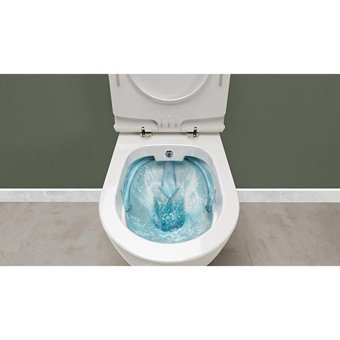Serel Basic PureWash Seramik Kanalsız Arkadan Çıkışlı Duvara Sıfır Asma Klozet Beyaz