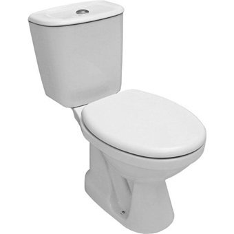 Serel Mio Seramik Kanallı Alttan Çıkışlı Ayaklı Gömme Klozet Beyaz