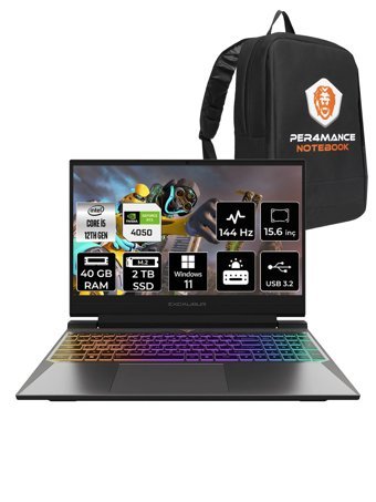 Casper Excalibur G870 Harici GeForce RTX 4050 Intel Core i5 12450H 40 GB Ram 2 TB SSD 15.6 inç Full HD Windows 11 Home Oyuncu Laptop + PER4 Çanta