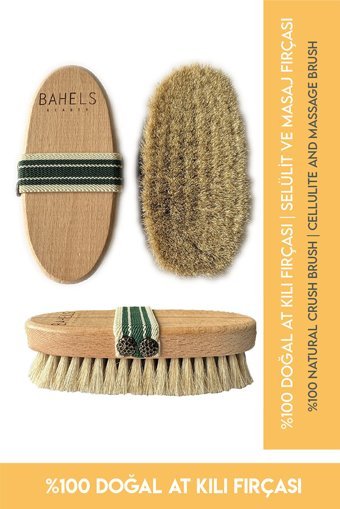 Bahels Beauty Selülit Giderici Sapsız At Kılı Fırçası
