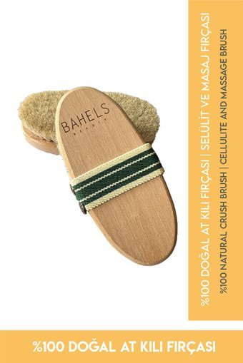 Bahels Beauty Selülit Giderici Sapsız At Kılı Fırçası