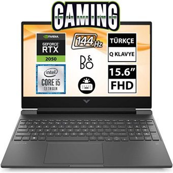 HP Victus 15 FA1011NT 7N9S5EA01 Harici GeForce RTX 2050 Intel Core i5 13420H 16 GB Ram 1 TB SSD 15.6 inç Full HD FreeDos Oyuncu Laptop