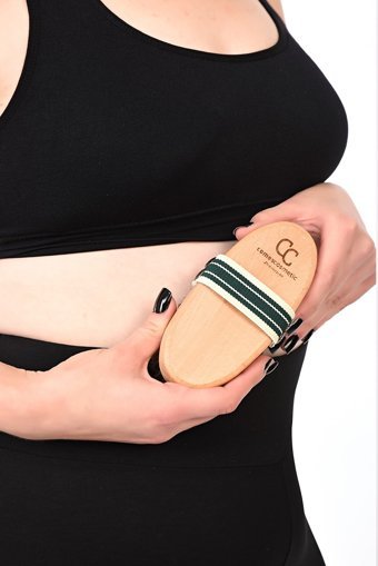 Comescosmetic Selülit Giderici Sapsız At Kılı Fırçası Siyah